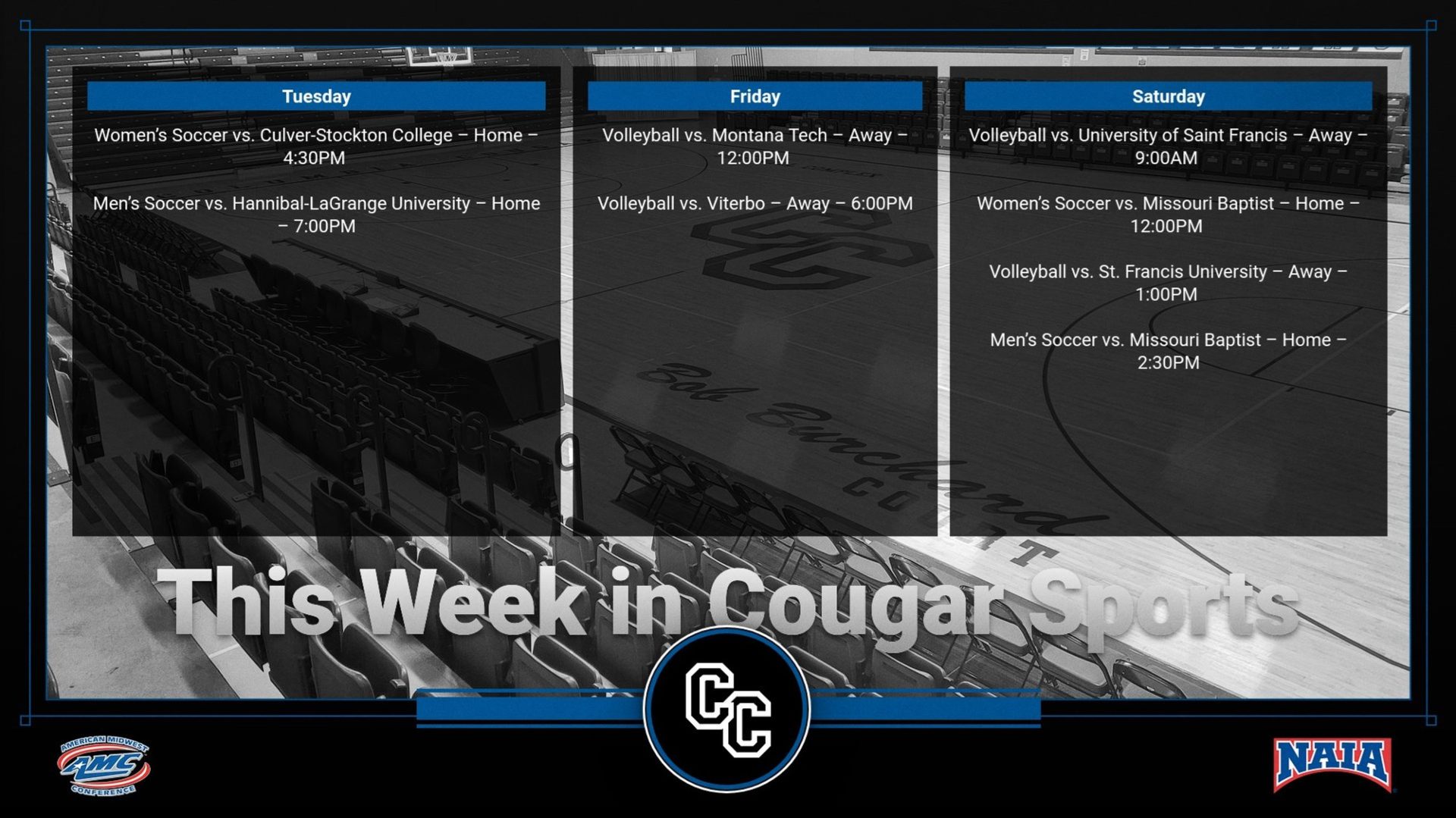 this week in cougar sports 10.9
