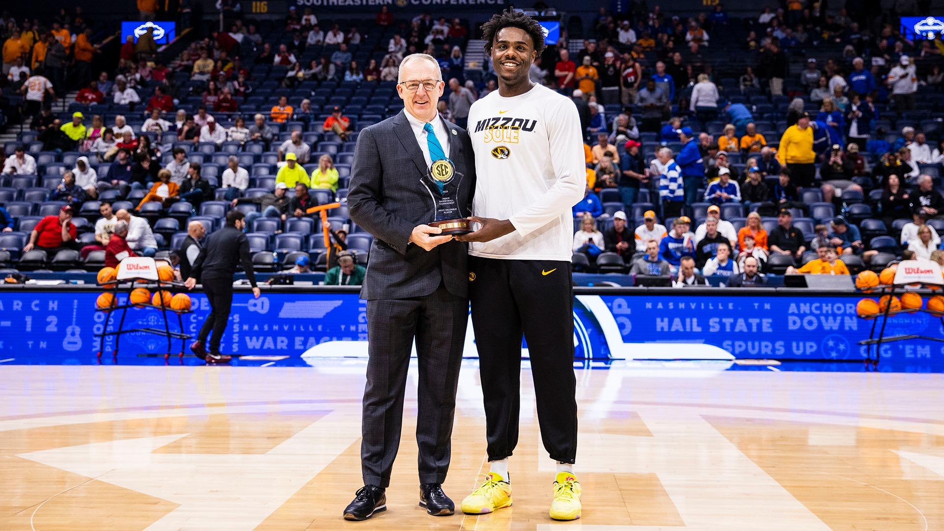Kobe Brown, SEC Scholar-Athlete of the Year