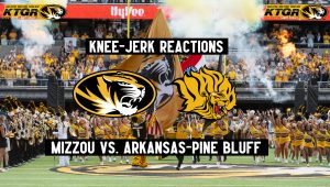 mizzou pine bluff football knee jerk graphic